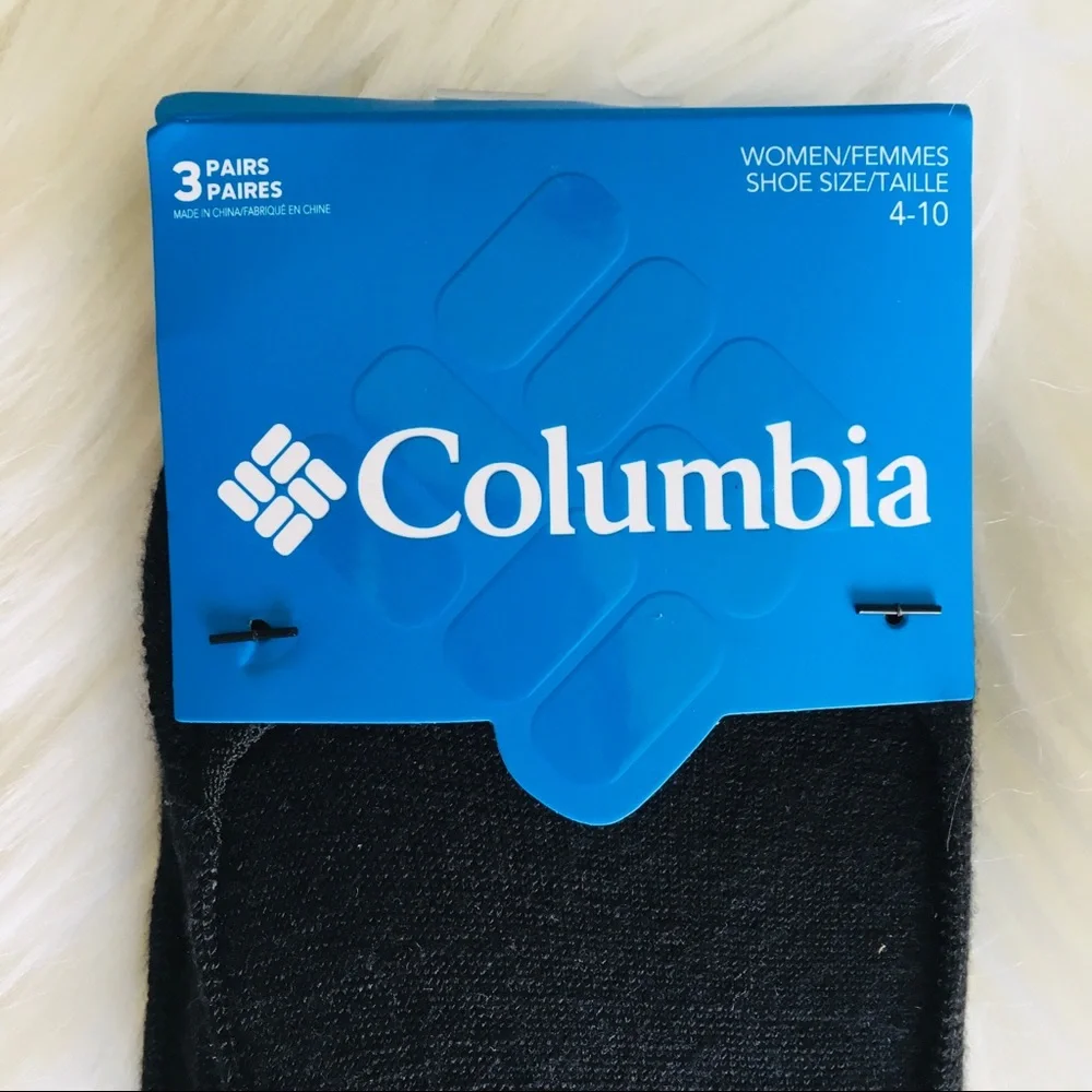 NWT Columbia Women’s 3 pk. Dottie Liner No-show Socks Polka Dot